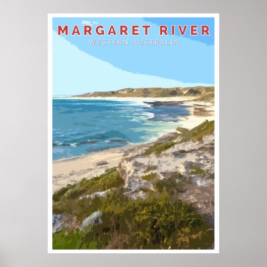 Vintage Poster - Margaret River，西オーストラリア ポスター (正面)