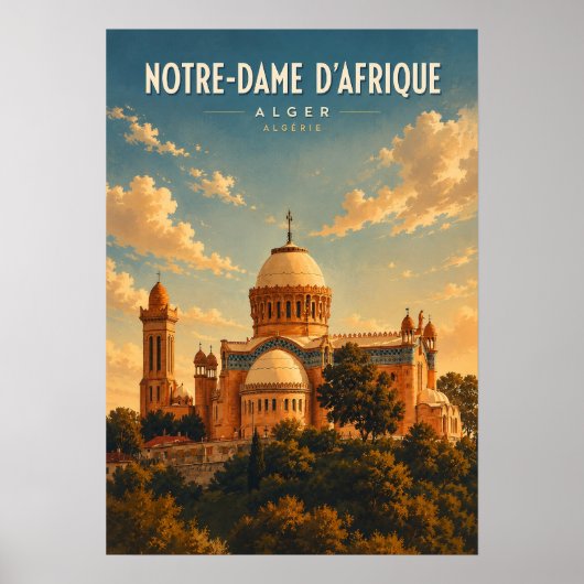 Vintage poster Notre-Dame d'Afrique ポスター (正面)