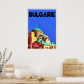 Vintage Poster of Bulgaria ポスター (キッチン)