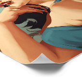vintage poster pin up ポスター (角)