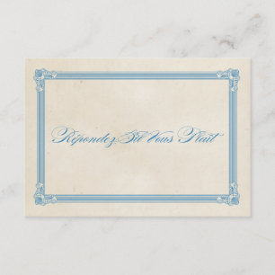 Vintage Poster Red, White & Blue結婚 & RSVP