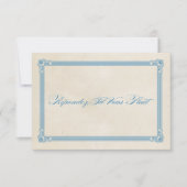 Vintage Poster Red, White & Blue結婚 & RSVP (正面)