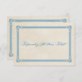 Vintage Poster Red, White & Blue結婚 & RSVP (正面/裏面)