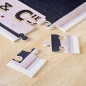 "Vintage poster Savon Le Chat" ジグソーパズル (側面)