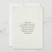 Vintage Pot of Gold and Rainbow サンキューカード (裏面)