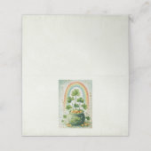  Vintage Pot of Gold and Rainbow プレイスカード (外部開封)