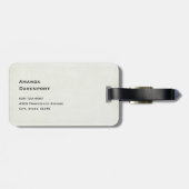 Vintage Pot of Gold and Rainbow ラゲッジタグ (裏面横)