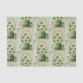 Vintage Pot of Gold and Rainbow Pattern 薄葉紙 (正面)