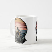 Vintage Pottery Kiln Ceramics Art Teacher Pottery  コーヒーマグカップ (正面左)