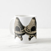 Vintage Pottery Kiln Ceramics Art Teacher Pottery  コーヒーマグカップ (正面左)