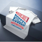 Vintage Premium Raw denim varsity Tシャツ