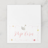 Vintage Princess - Swan Food Tent Labels プレイスカード (外部開封)