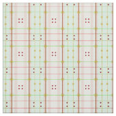 Vintage Print Mauvy Mint Cotton Fabric ファブリック (見本)