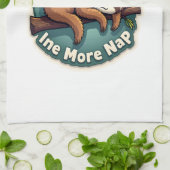 Vintage Procrastination Sloth Funny Student Shirt  キッチンタオル (折り畳み)