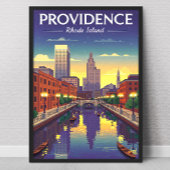 Vintage Providence Rhode Island ポスター