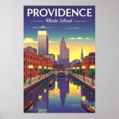 Vintage Providence Rhode Island ポスター (正面)