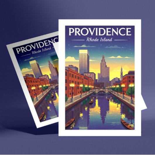 Vintage Providence Rhode Island ポストカード