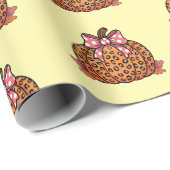 Vintage pumpkin Halloween pattern ラッピングペーパー (ロールコーナー)