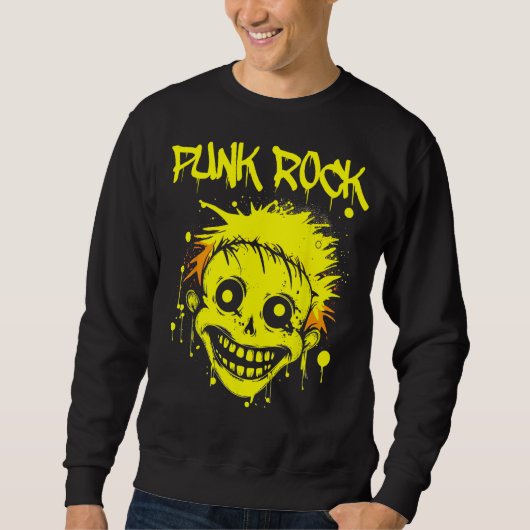 Vintage Punk Rock Concert  Punk スウェットシャツ (正面)