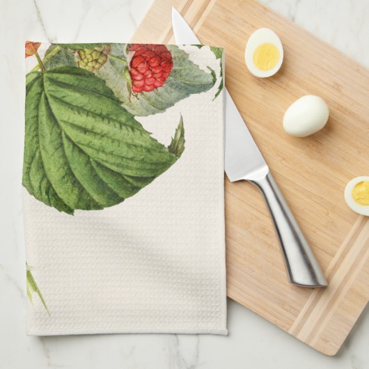 Vintage Purple Raspberry キッチンタオル (四つ折り)