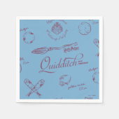 Vintage QUIDDITCH™ Sketch Pattern スタンダードカクテルナプキン (正面)