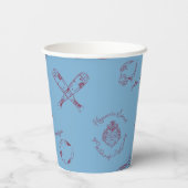 Vintage QUIDDITCH™ Sketch Pattern 紙コップ (裏面)