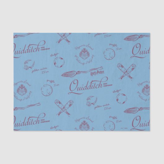 Vintage QUIDDITCH™ Sketch Pattern 薄葉紙 (正面)