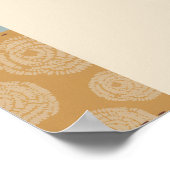 Vintage Quilt Baby Shower ポスター (角)