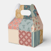 Vintage Quilt Baby Shower Favor Box フェイバーボックス (裏面サイド)