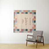 Vintage Quilt Baby Shower Tapestry タペストリー (インサイチュ(横))