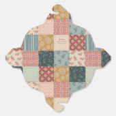Vintage Quilt Favor Box フェイバーボックス (見開き)