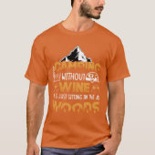 Vintage Quote Camping Adventure vintage Tシャツ (正面)