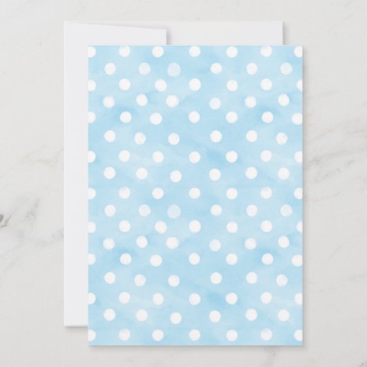 Vintage Rabbit Garden Birthday 招待状 (裏面)