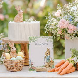 Vintage Rabbit Garden Easter シーズンカード
