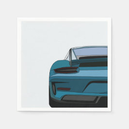 Vintage Race Car Birthday Party スタンダードカクテルナプキン