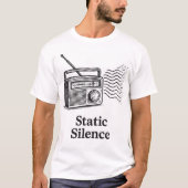 Vintage Radi titled : Static Silent Tシャツ (正面)