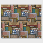 Vintage Radios ラッピングペーパー (フラット)