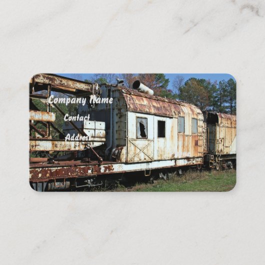 Vintage Rail Cars Business Card 名刺 (正面)