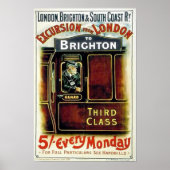 Vintage Rail Excursion Advertising ポスター (正面)