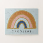 Vintage Rainbow Personalized Name Kids ジグソーパズル<br><div class="desc">This darling vintage rainbow jigsaw puzzle is the perfect present for kids. Personalize with your own name(s).</div>