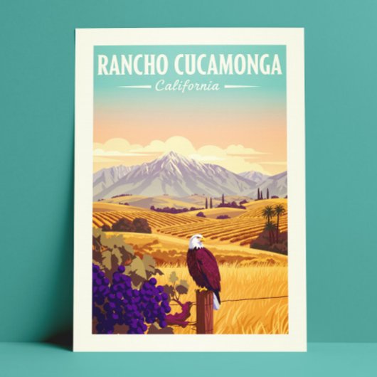 Vintage Rancho Cucamonga California ポストカード
