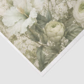 Vintage Ranunculus & Baby's Breath Decoupage Tissu 薄葉紙 (詳細)