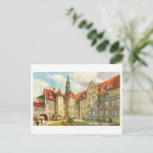 Vintage Rathaus Bielfeld Germany ポストカード (スタンド正面)