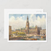Vintage Rathaus Hamburg Germany ポストカード (正面/裏面)