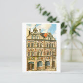 Vintage Rathaus Konstanz Germany ポストカード (スタンド正面)