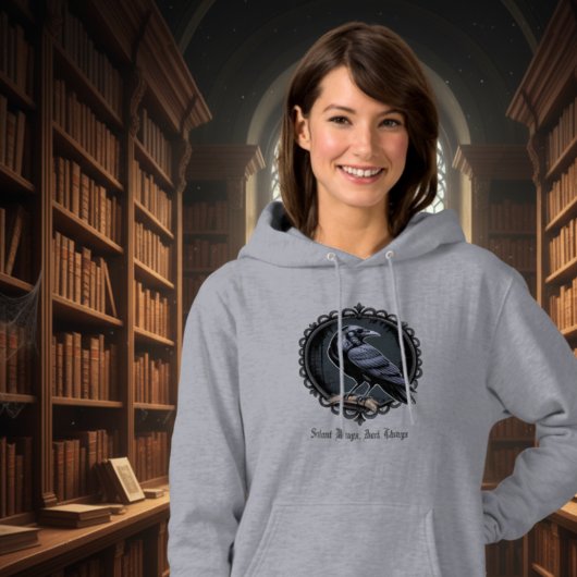 Vintage Raven Art Grey パーカ