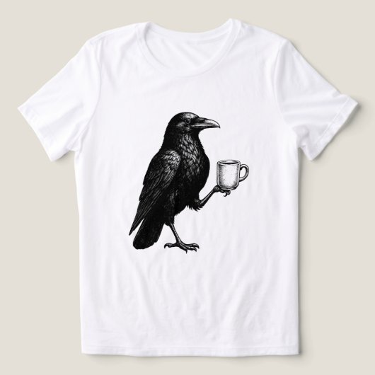 Vintage Raven Coffee  トライブレンドＴシャツ (デザイン正面)