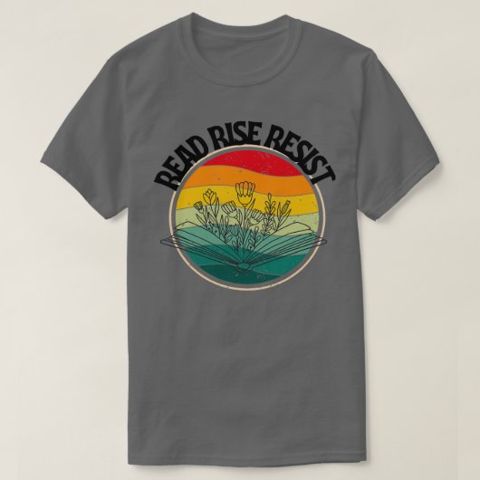 Vintage Read Rise resist Tシャツ (デザイン正面)