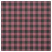 Vintage Red & Black Plaid Gingham ファブリック (見本)