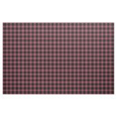 Vintage Red & Black Plaid Gingham ファブリック (ファットクウォーター)
